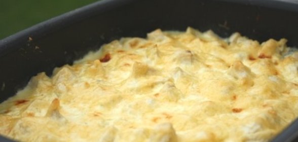 Курица в соусе Бешамель