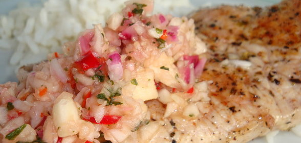 Яблочная сальса(Salsa)