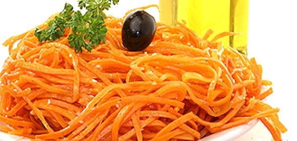 Салат из моркови с уксусом