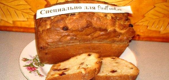 Творожный кекс с изюмом