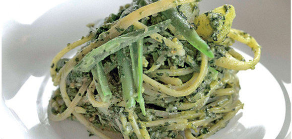 Баветте аль песто от Романо Гордини