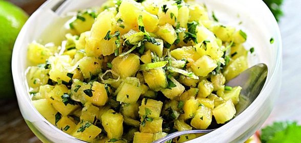 Ананасовая приправа с кинзой