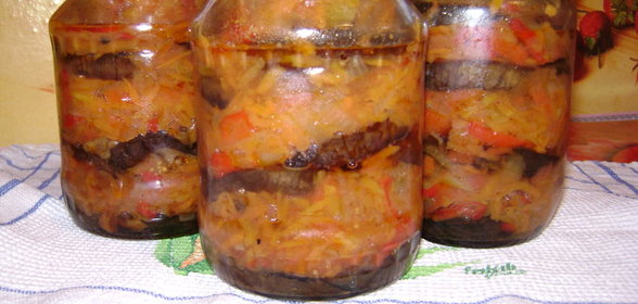 ОБЖАРЕННЫЕ БАКЛАЖАНЫ С ОВОЩАМИ