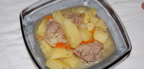 Картофель с мясом по-домашнему или картофельный соус