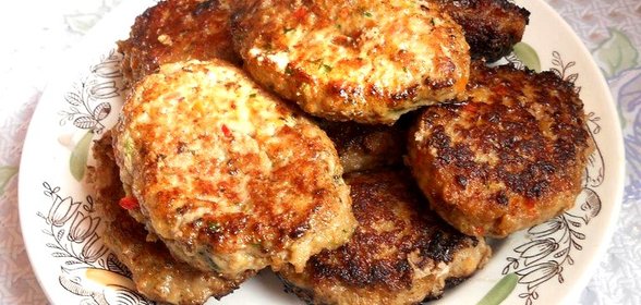 Котлеты с болгарским перцем