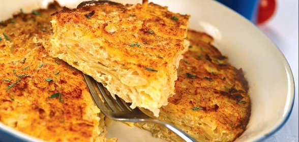 Запеканка из квашеной капусты с картофелем