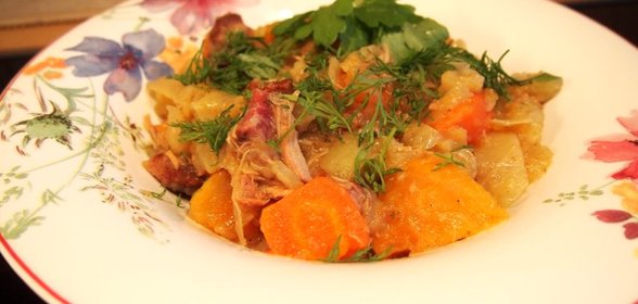 Ühepajatoit (овощное рагу по‑эстонски)