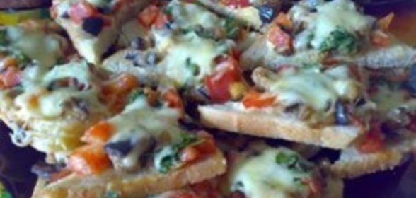 Бутерброды с баклажанами