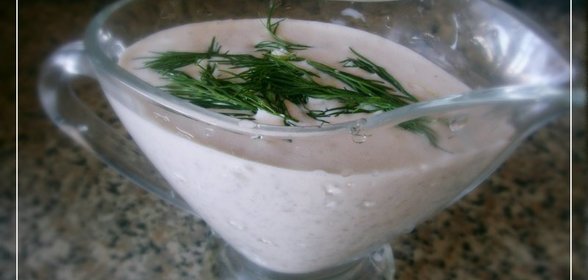 Соус сметанный с грибами