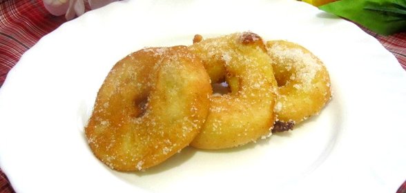 Пончики яблочные