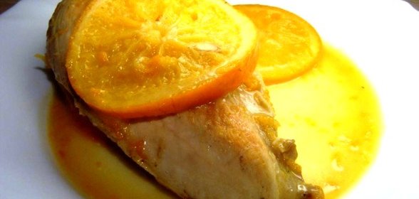 Индейка с апельсинами в мультиварке