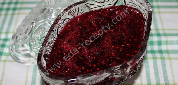 Малиновое варенье пятиминутка из малины