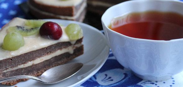 Простой и вкусный шоколадный тортик