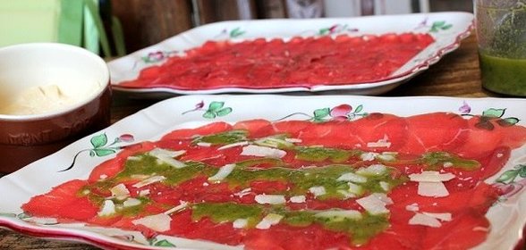 Соус для карпаччо из говядины