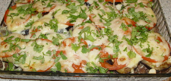 Баранина с бакложанами