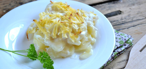 Картошка под соусом Бешамель