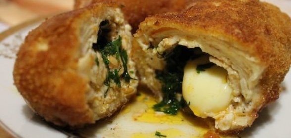 Котлеты по-киевски с сыром и маслом