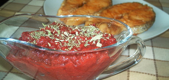 ДОМАШНИЙ КИЗИЛОВЫЙ СОУС к мясу и рыбе