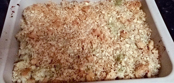 Запеканка из цветной капусты под соусом из брокколи от Джейми Оливера (вариант)