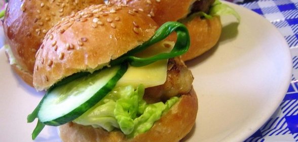 Домашний чизбургер