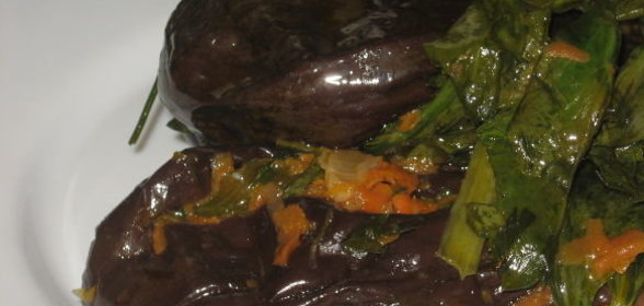 Баклажаны квашеные с морковью
