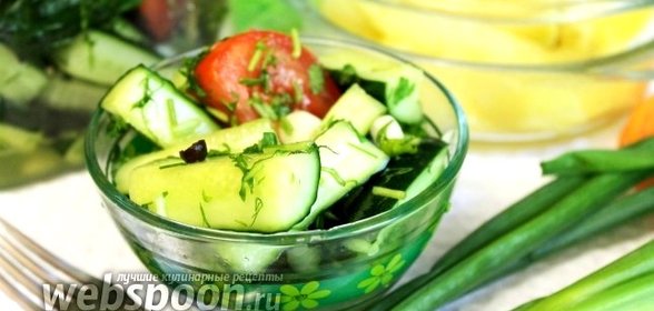 Малосольные огурцы и помидоры в пакете