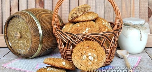 Овсяное печенье без муки