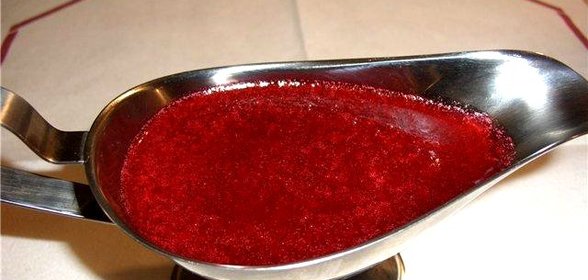 Брусника протертая с сахаром