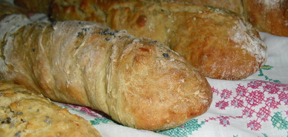 Овсяные крученые багеты