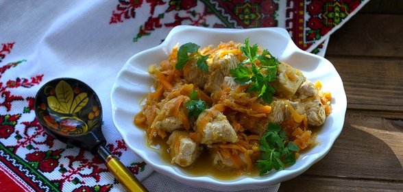 Гуляш с подливкой