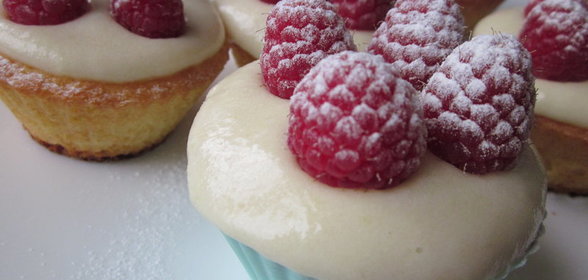 Ванильные кексы с кремом (постные)