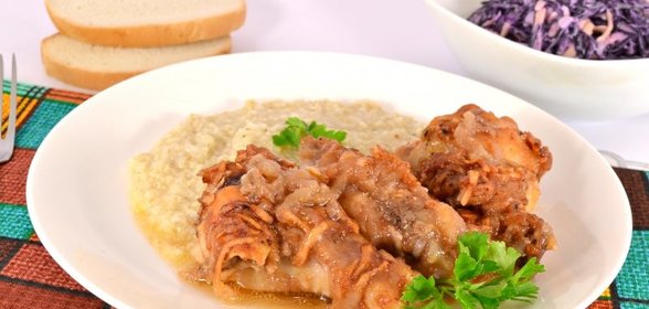 Куриные крылышки в томатно-яблочном маринаде