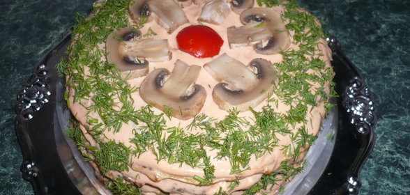 Овощной тортик (мой вариант)