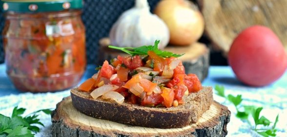 Соус Сальса из томатов на зиму