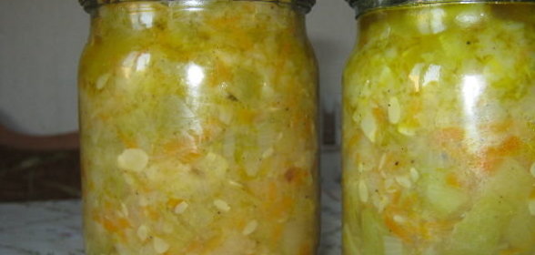 Салат из кабачков на зиму