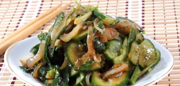 Холодная закуска с соевым мясом