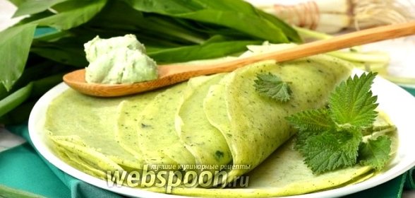 Блины из крапивы