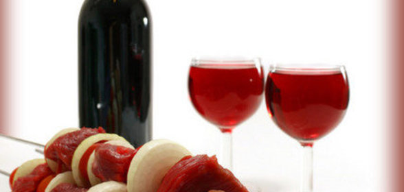 Шашлык в винном маринаде