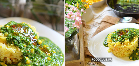 Соус со шпинатом