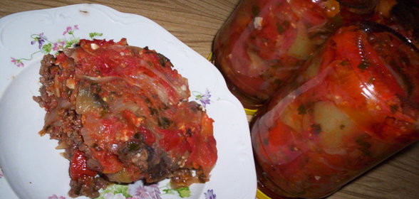 консервированные овощи для Мусака ЕКАТЕРИНИНСКАЯ