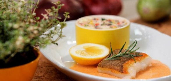 Палтус с хрустящей корочкой