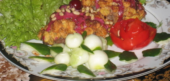 Нежная свинина с вишенкой(Дуэль)