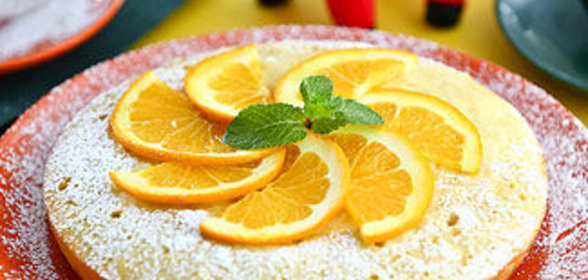 Апельсиновый кекс в мультиварке