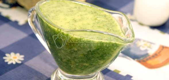 Соус песто с кинзой