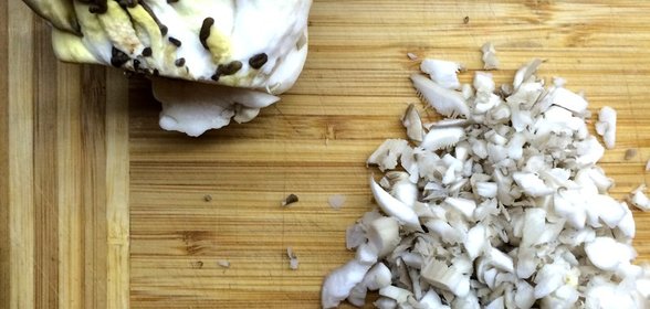 Сливочный соус с вешенками