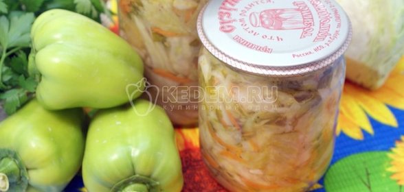 Салат с капустой на зиму