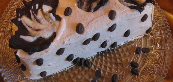 ШОКОЛАДНОЕ ПАВЕ со взбитыми сливками, тоффи и зефиром