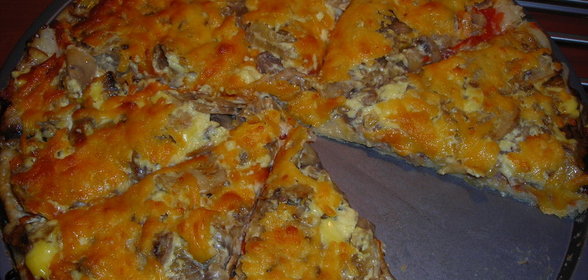 Грибная пицца