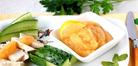 Яблочный соус с хреном