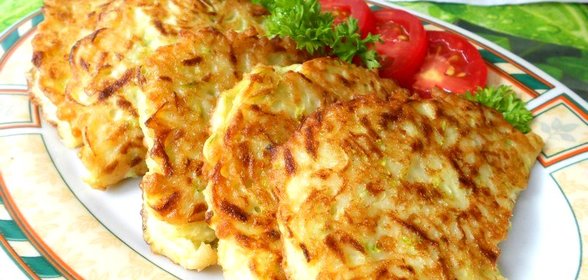 Кабачковые пирожки с мясом